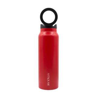 Casual Tumbler with Mobile Stand Red Color - كوب حراري مع ستاند للهاتف لون أحمر
