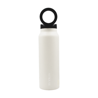 Casual Tumbler with Mobile Stand White Color - كوب حراري مع ستاند للهاتف لون أبيض